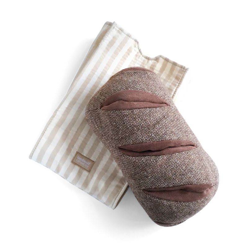 Premium Snuffle Rye Dog Toy - Interactive Puzzle Feeder for Mental Stimulation & Slow Feeding - Great for Small, Medium & Large Dogs - Indoor & Outdoor Enrichment Activity