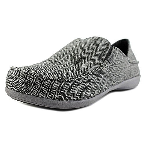 Vionic Maxwell Men's Canvas Slip-On Shoes - Comfortable Orthopedic Support for Plantar Fasciitis - Dark Grey Size 7 - Perfect for Casual Wear, Travel & Everyday Comfort
