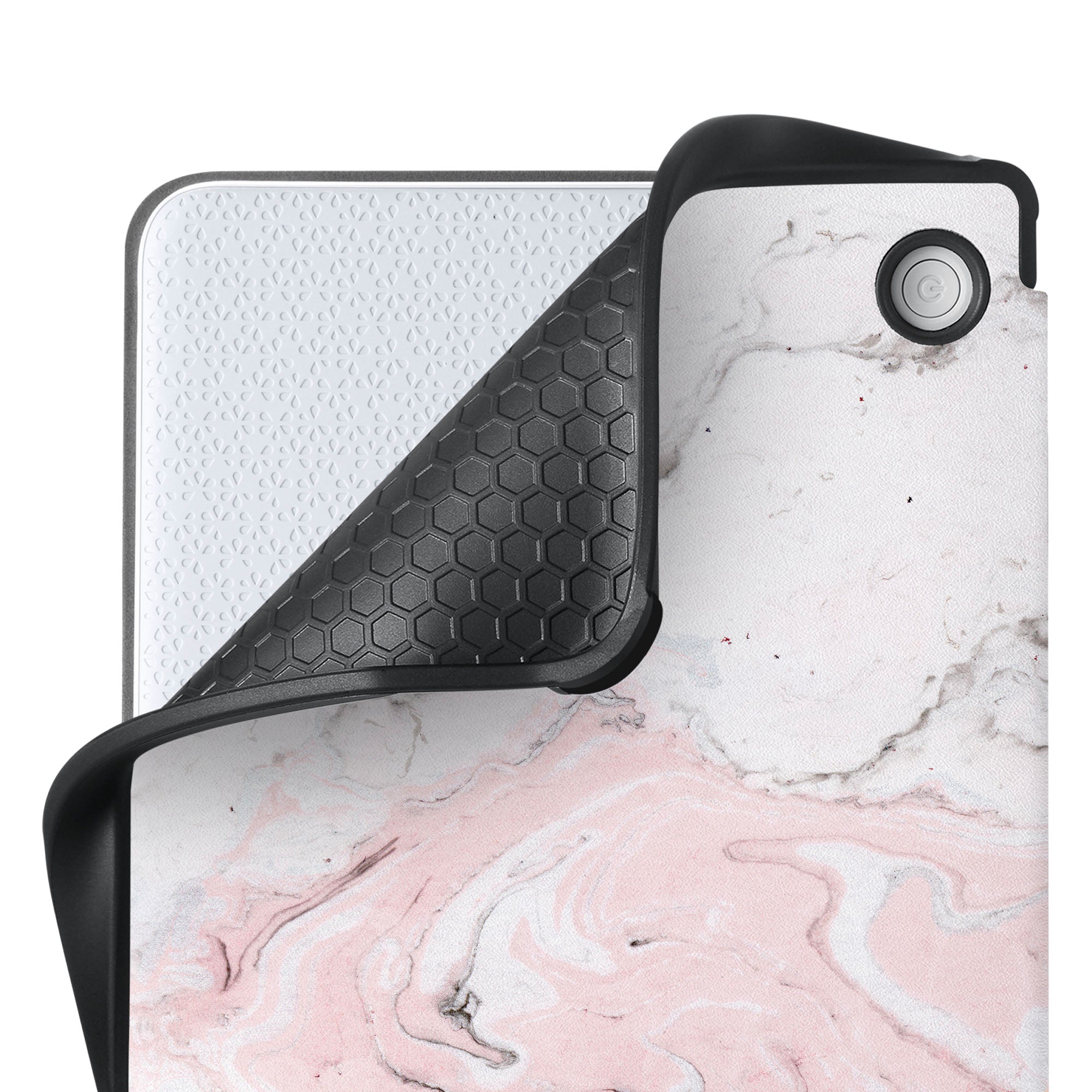 KOBO Pink Marble Phone Case - Slim Protective Cover for iPhone & Samsung - Trendy Marble Design for Women & Girls - Perfect for Work, Travel & Everyday Use