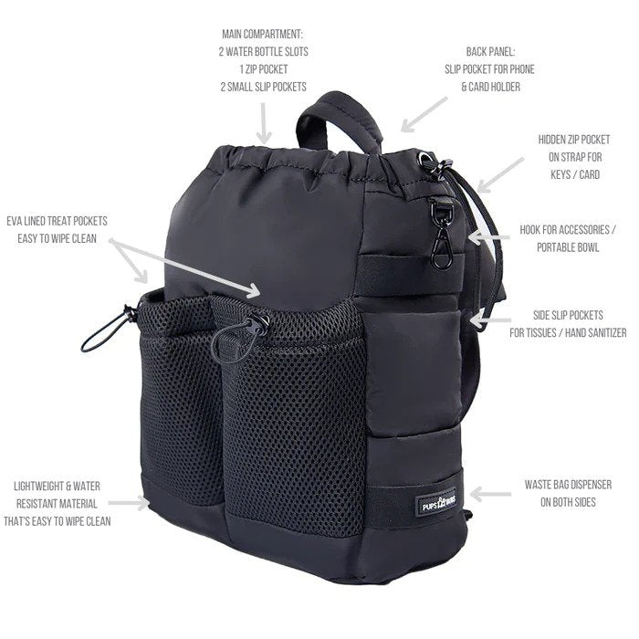 Best Dog Walking Bag for Everyday Use - Durable & Convenient Pet Accessory for Walks, Hikes & Outdoor Adventures