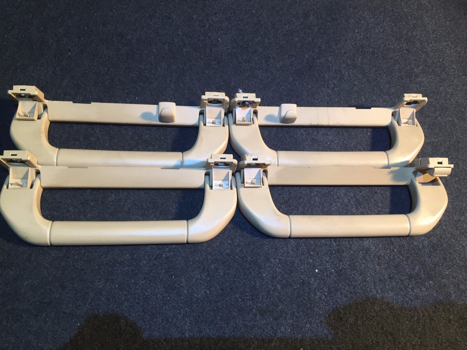2002-2005 BMW E65 Roof Overhead Headliner Grab Handle Set of 4 OEM Replacement - Perfect for Car Interior Repair & DIY Installation
