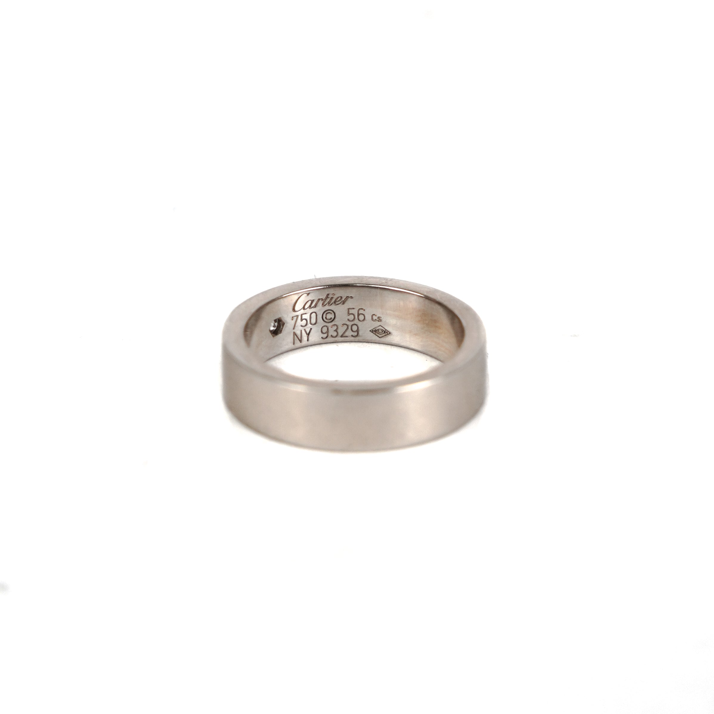 Cartier Love Ring 18K White Gold Size 56 - Luxury Wedding Band for Women & Men, Perfect for Anniversaries & Engagements