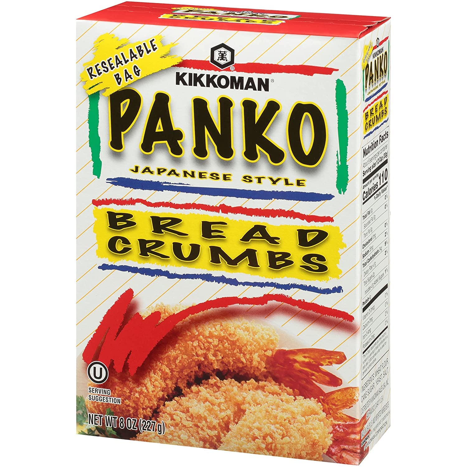 Kikkoman Panko Japanese Style Bread Crumbs - 8 Oz (Pack of 2) | Perfect for Tonkatsu, Tempura & Crispy Fried Foods