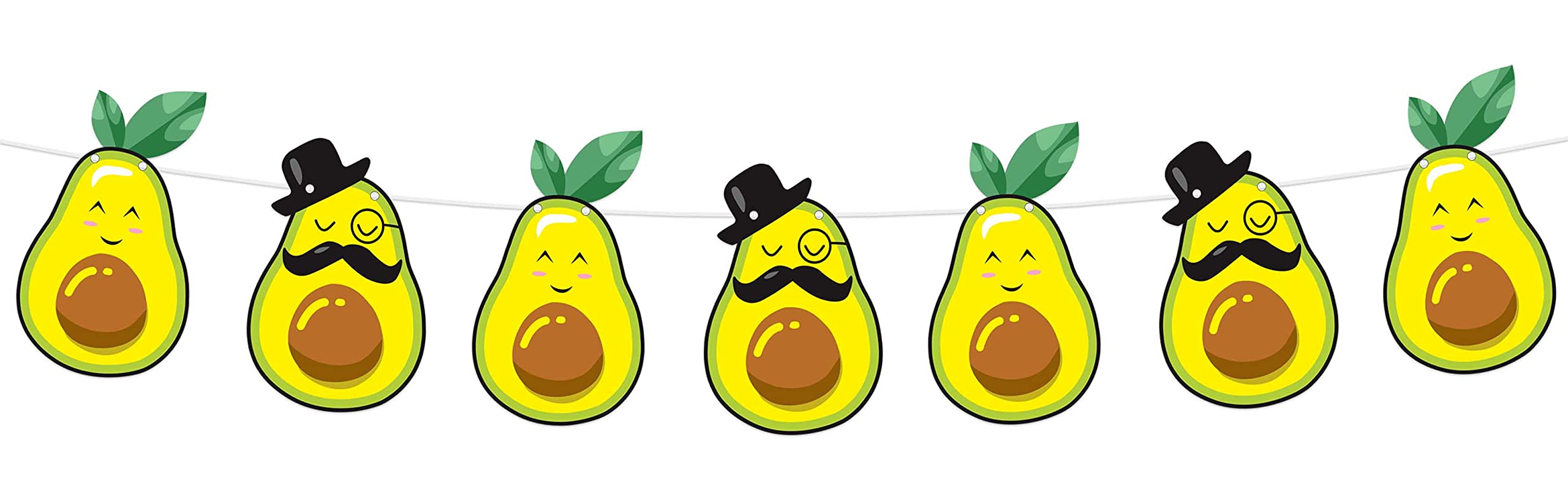 Mexican Fiesta Party Decor - Holy Guacamole Avocado Theme Backdrop for Birthday, Baby Shower, Wedding, Engagement & Photo Studio Props - Vibrant Mexican Banner Background for Festive Celebrations