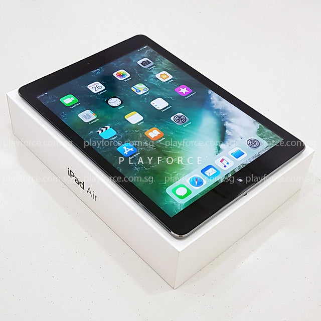 Apple iPad Air 1 (64GB, Wi-Fi + Cellular) - Space Gray - Slim & Lightweight Tablet for Work, Study & Entertainment On-The-Go