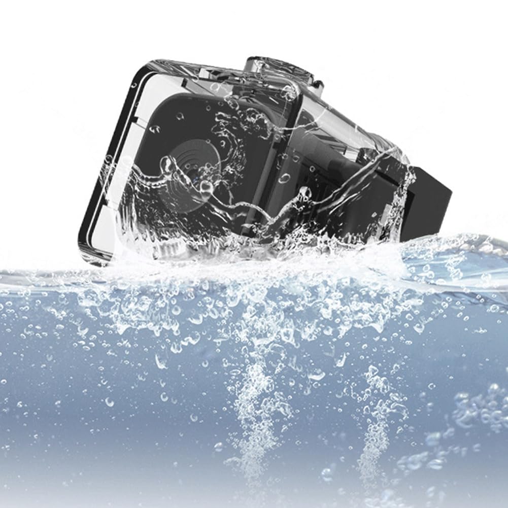 Hoaker Mini Sports Camera 1080P FHD Waterproof Action Camera - 30M Underwater Diving, Cycling, Outdoor Adventure Recorder for Extreme Sports & Travel Vlogging