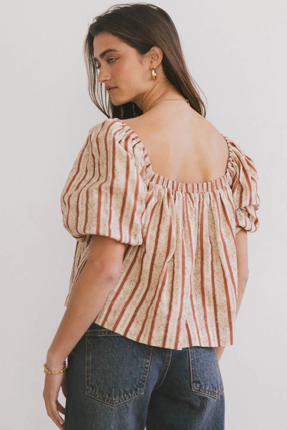 Adira Lee Women's Blouse - Elegant Floral Print, Short Sleeve, Casual & Office Wear - Perfect for Work, Date Night & Summer Outfits (Final Sale)