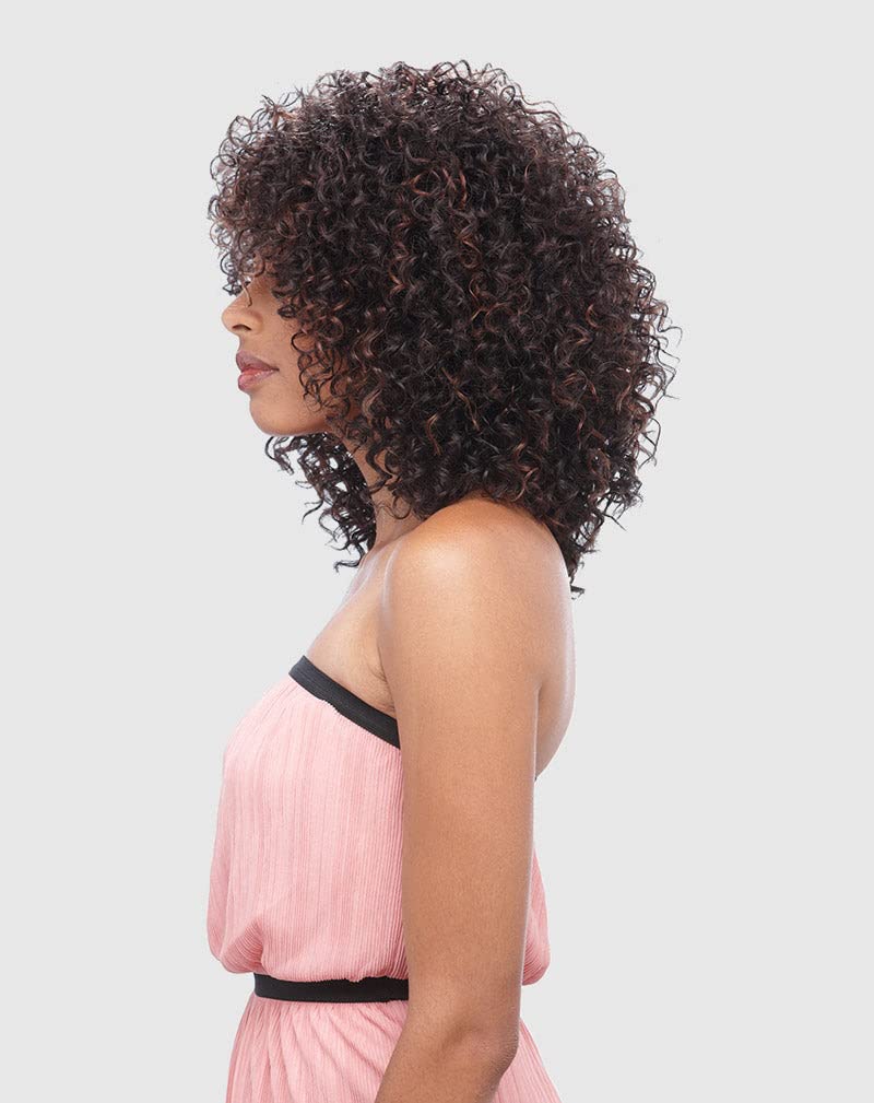 Vanessa Super Collection Synthetic Hair Wig - Super Diana-1B | Natural Looking Cosplay Wig for Halloween, Parties & Costume Events