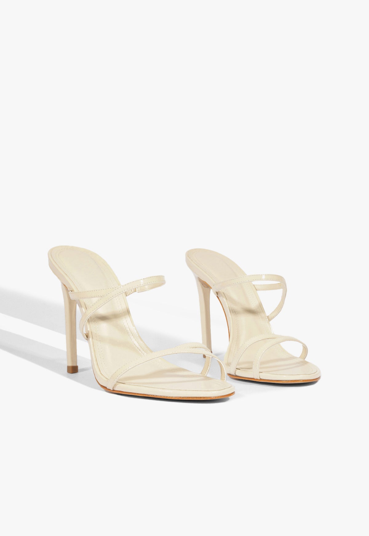 Diana Patent Leather Sandals with 2.5 Inch Heel - Women's High Heel Dress Shoes for Parties, Weddings & Evening Events