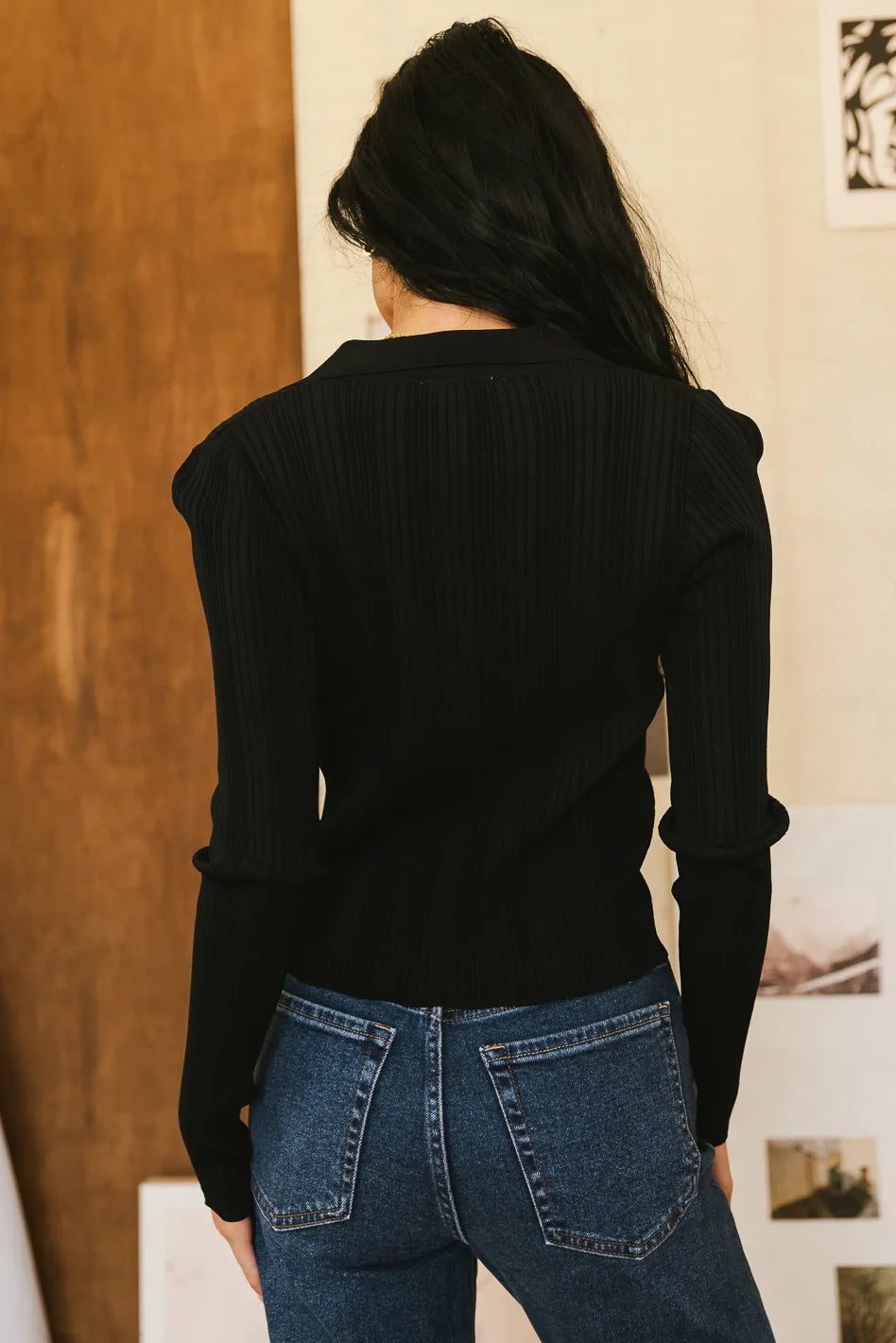 Lucia Black Cardigan for Women - Soft Knit Sweater Wrap, Lightweight & Comfortable - Perfect for Office, Casual Outfits & Fall Layering