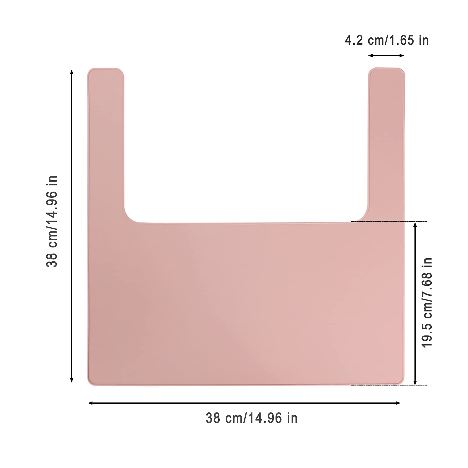 Non-Slip High Chair Placemat for IKEA Antilop - Durable, Washable & Hygienic Baby Feeding Mat - Perfect for Toddlers Mealtime, Snacks & Mess-Free Dining (Pink)
