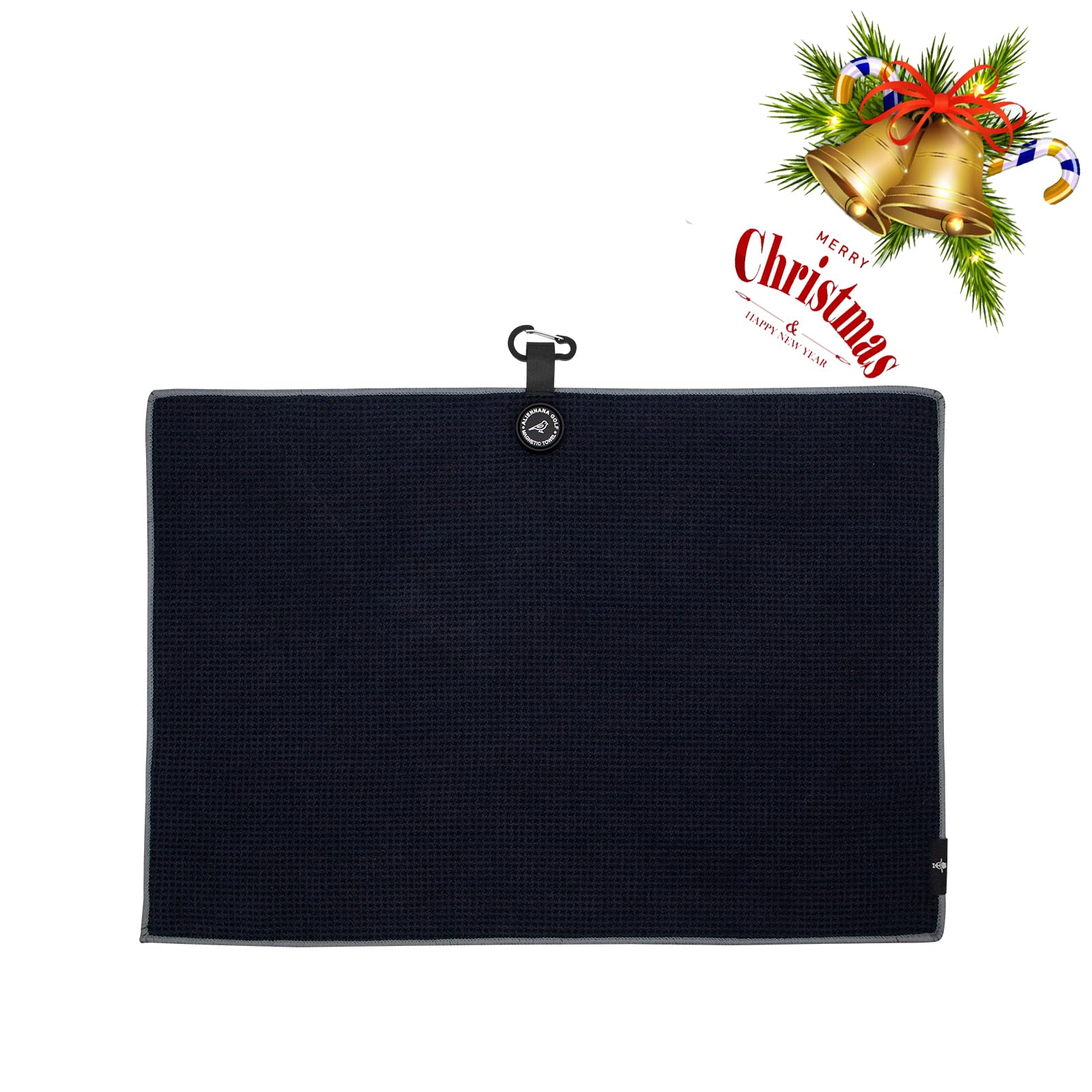 **Premium Magnetic Golf Towel - Microfiber Waffle Design with Clip & Industrial Strength Magnet for Golf Bags, Carts & Clubs | Durable, Absorbent & Secure for Golfing, Practice & Outdoor Sports**