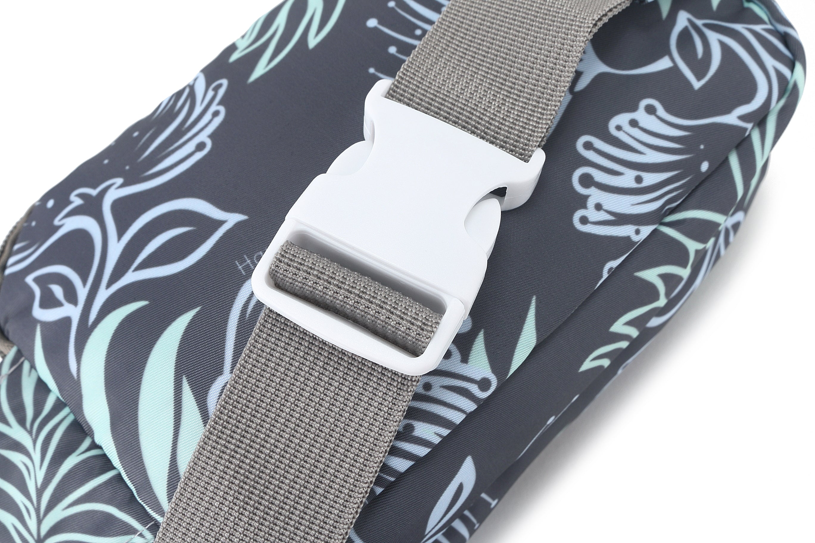 Kasie Lehua Grey Belt Bag - Stylish & Comfortable Waist Pack for Travel, Hiking, and Everyday Use