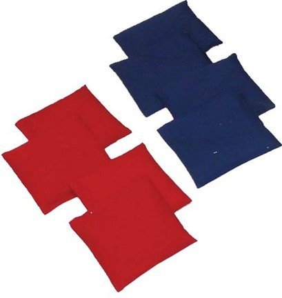 Premium Replacement Baggo Bean Bags - Set of 8 Durable Cornhole Toss Game Accessories for Outdoor Parties, Tailgating & Backyard Fun