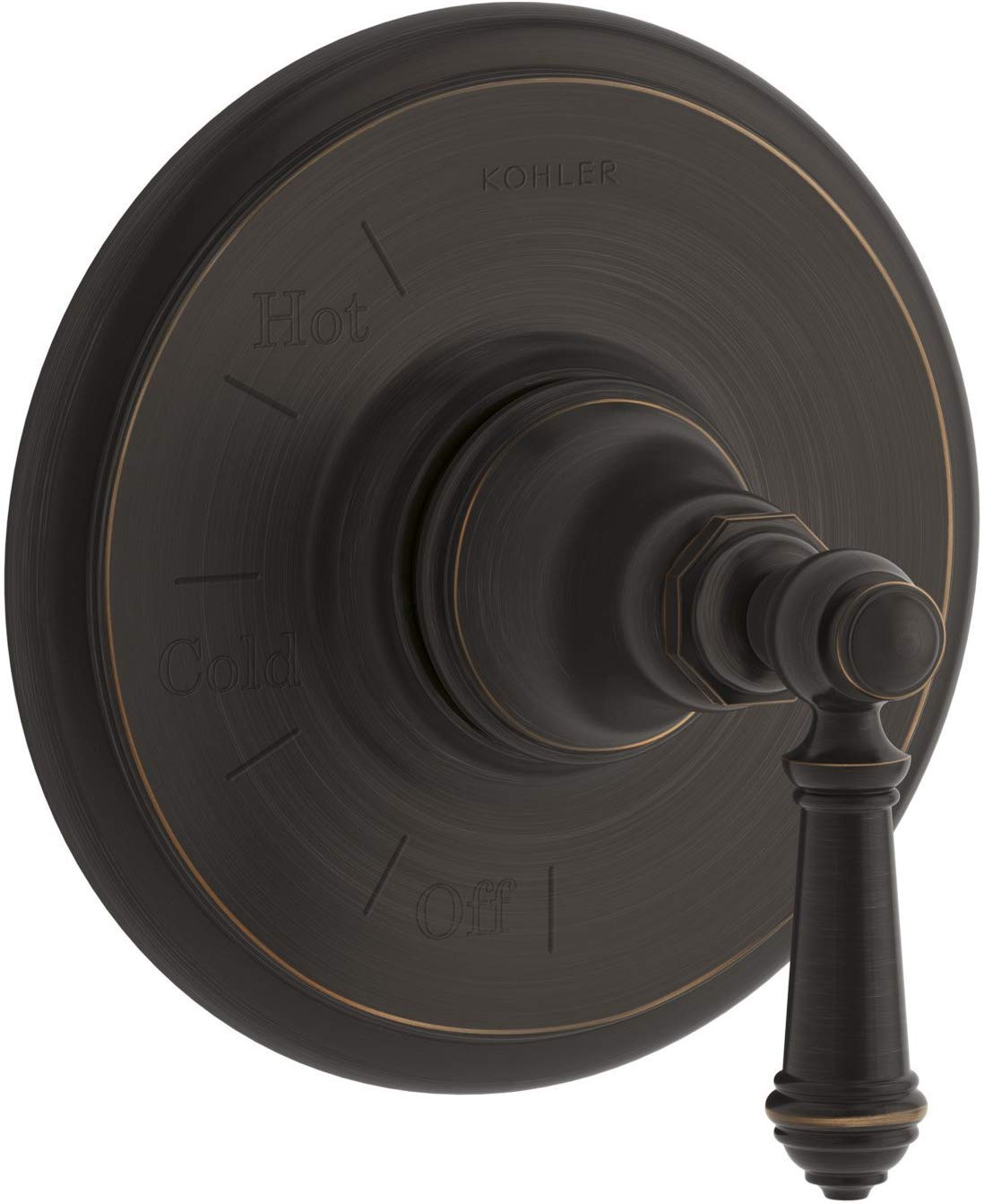 Kohler TS72767-4-2BZ Artifacts Valve Trim with Lever Handle in Oil Rubbed Bronze - Perfect for Bathroom Faucet and Shower Valve Upgrades