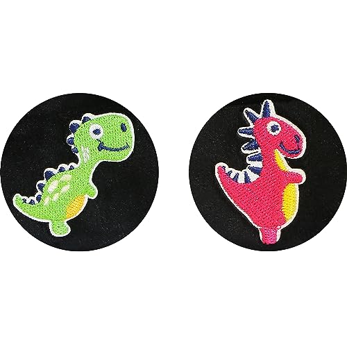 Dinosaur - Wine Red & Bright Green
