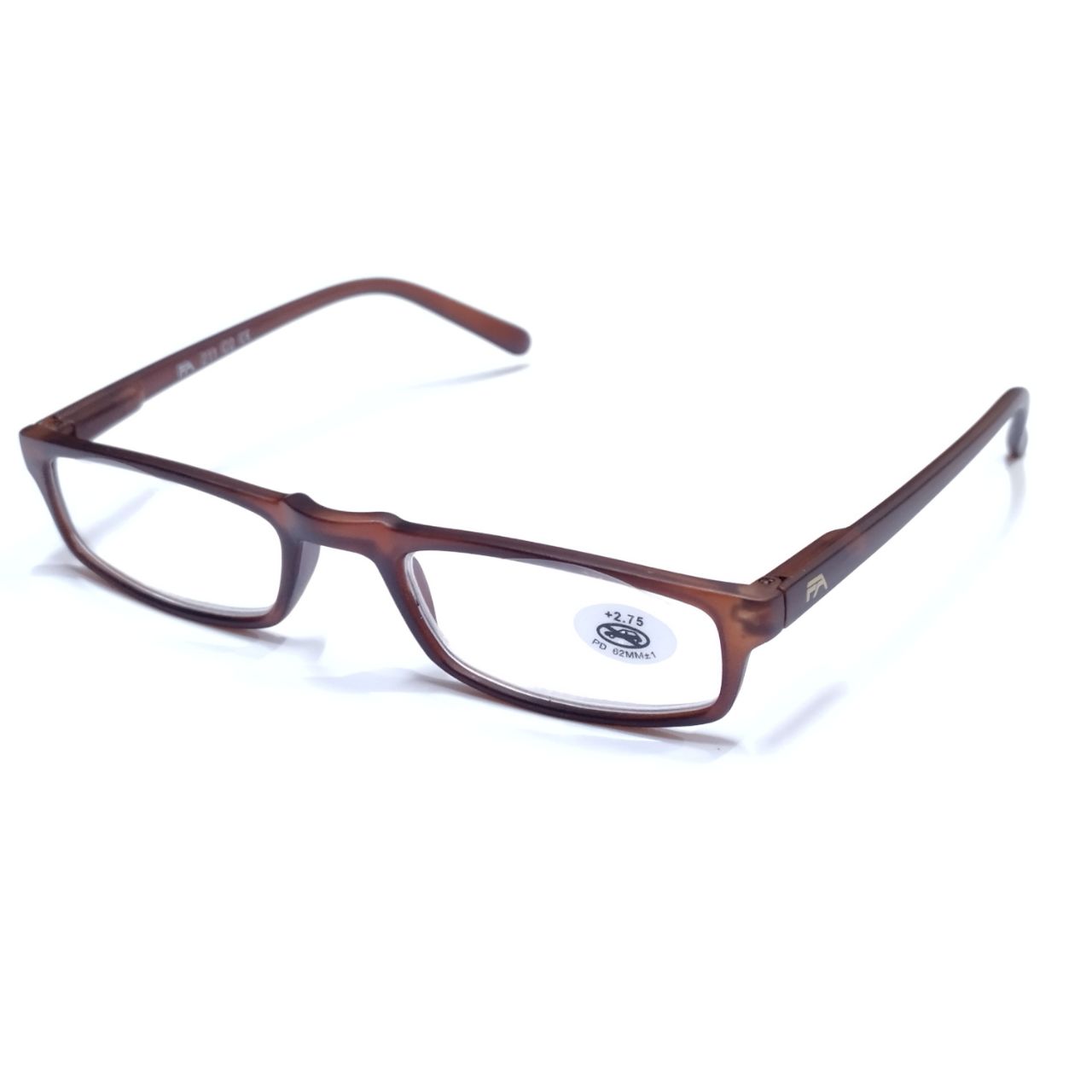 Stylish Slim Brown Computer Reading Glasses for Men & Women - Lightweight Spring Hinge Design - Perfect for Office Work, Screen Time & Reading