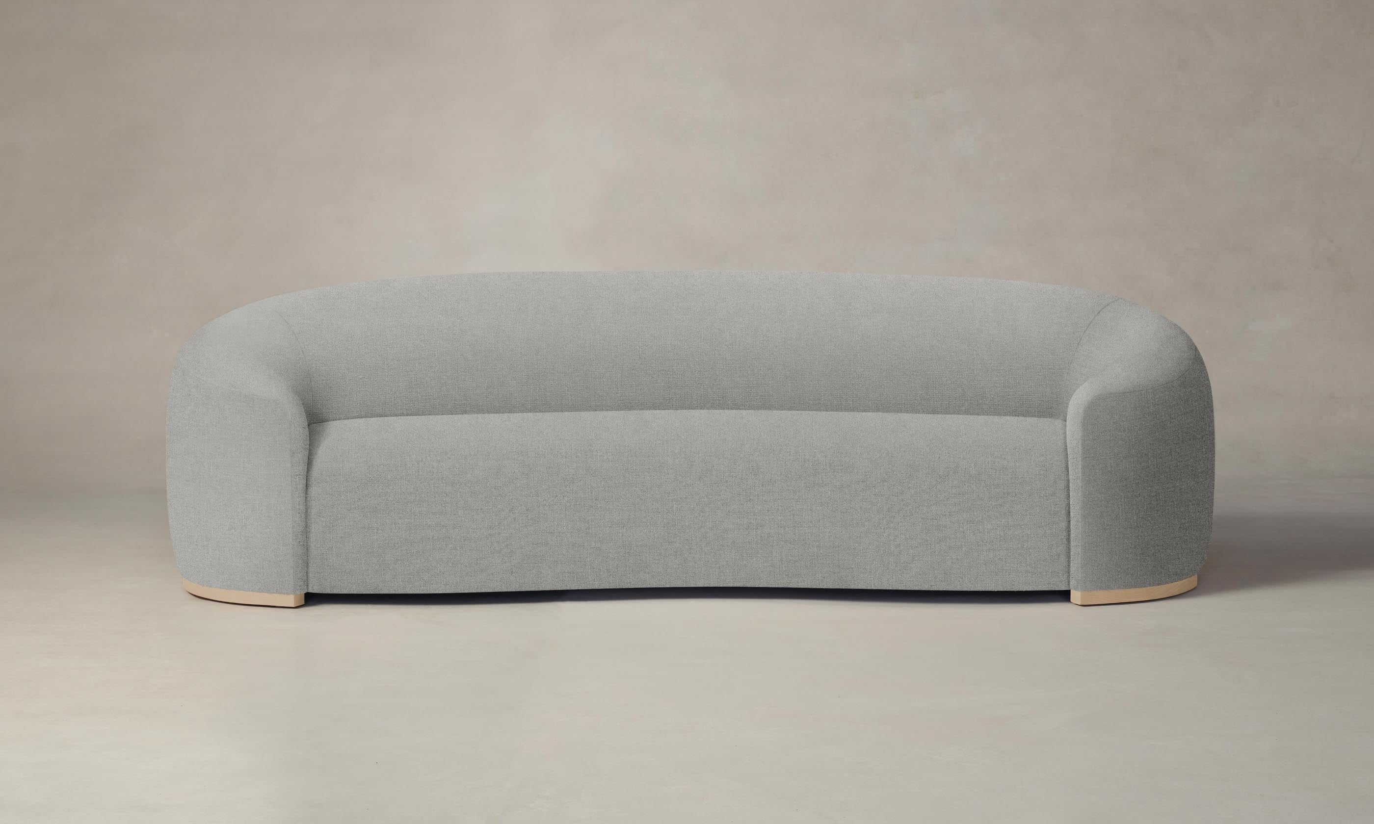 The Chelsea Sofa - Premium Merino Heather Grey Fabric - Perfect for Living Rooms, Lounges & Cozy Home Decor