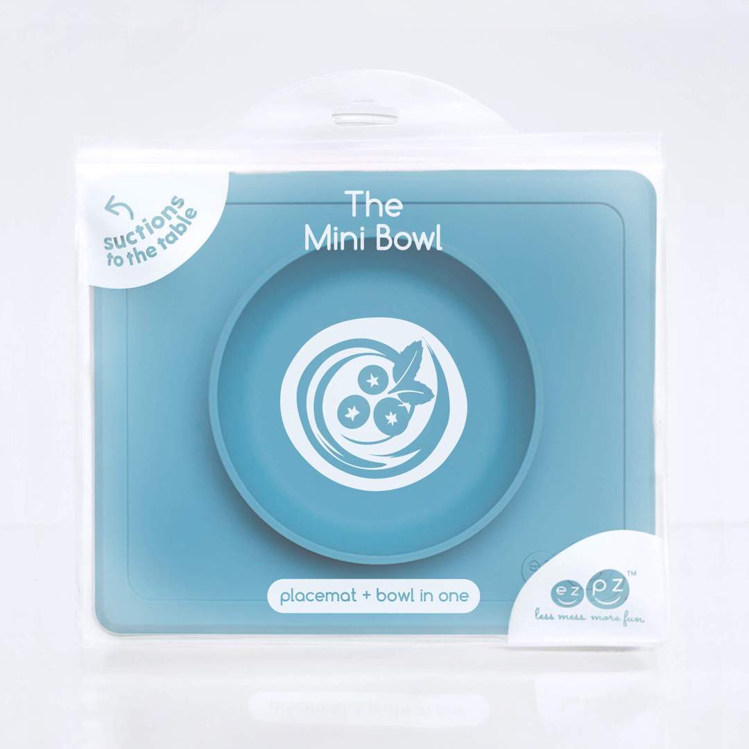 Ezpz Mini Bowl - Non-Slip Silicone Baby Bowl for Toddlers | Perfect for First Foods, Snacks & Mess-Free Feeding at Home or On-The-Go