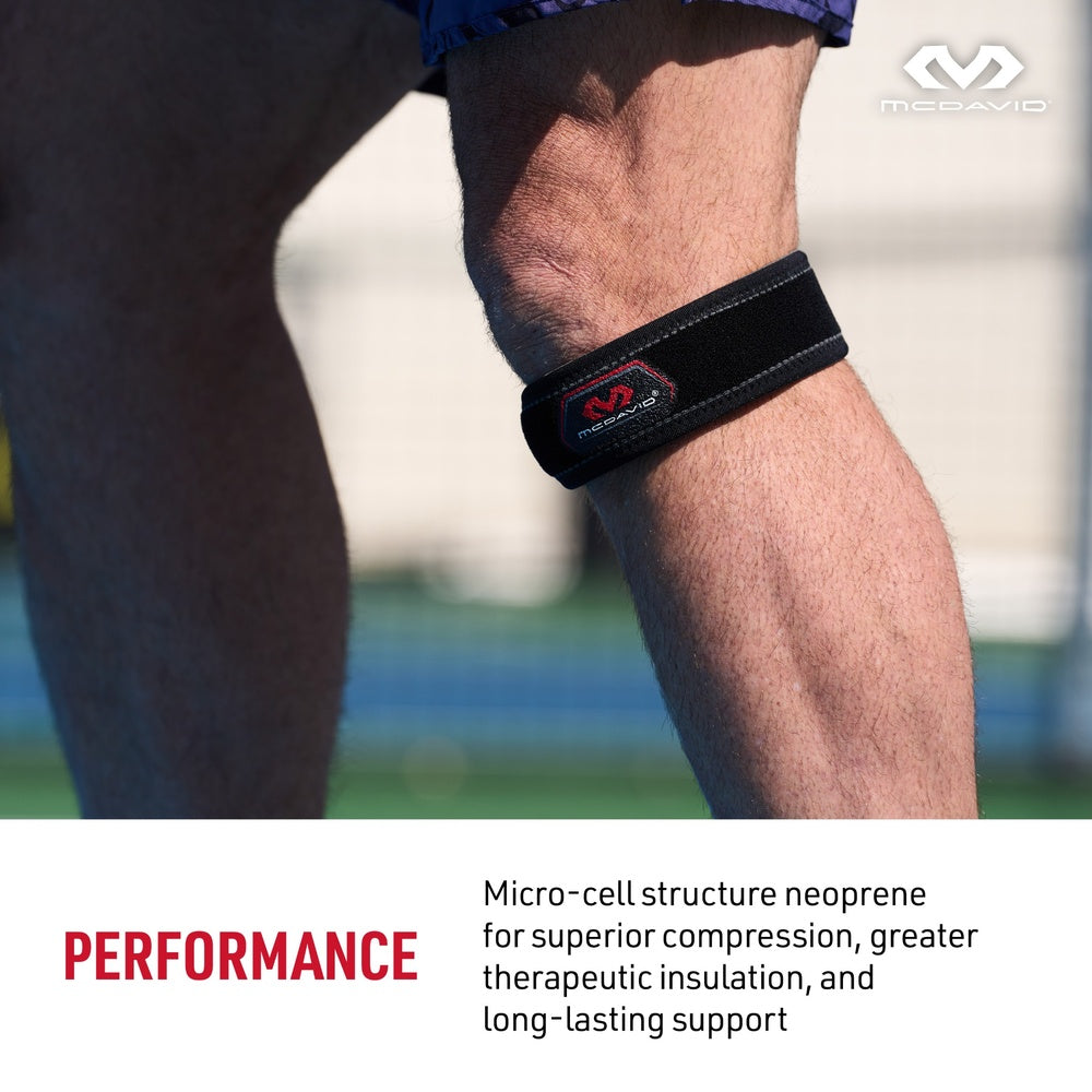 Best Knee Strap for Pain Relief - Adjustable Patella Support Brace for Running, Jumping & Sports - Ideal for Men & Women with Knee Injuries or Arthritis
