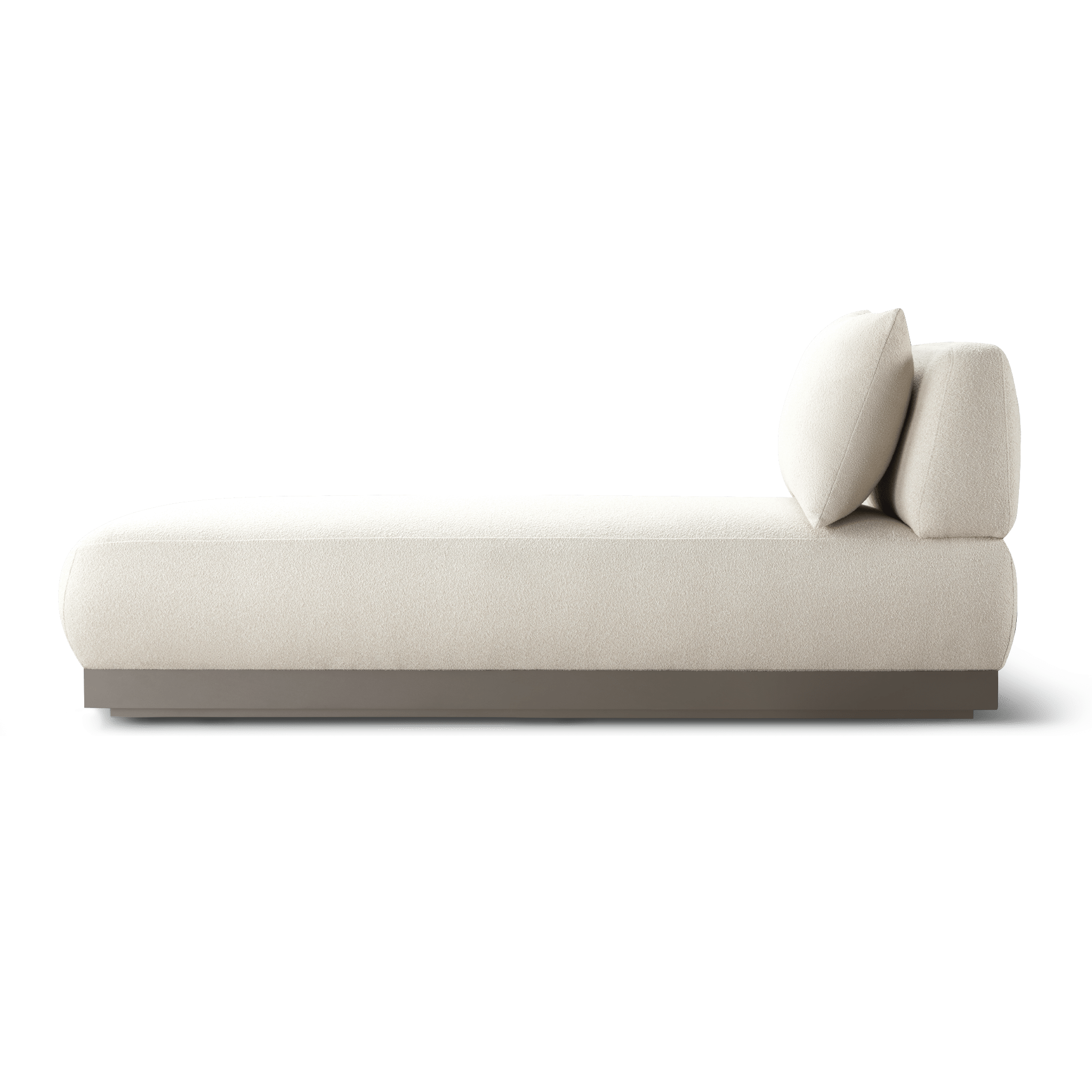 Luxury Amalfi Armless Chaise Lounge Chair - Modern Accent Furniture for Living Room, Bedroom, or Patio - Perfect for Relaxing, Reading, and Sunbathing