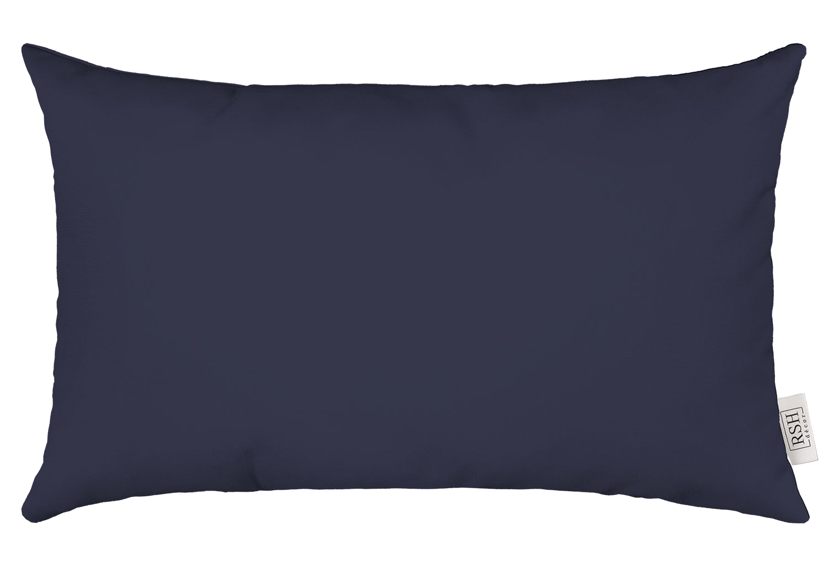 Sunbrella Canvas Blues Lumbar Throw Pillow - Water-Resistant Outdoor Decorative Cushion for Patio, Sofa & Bed - Perfect for Living Room, Garden and Poolside Relaxation