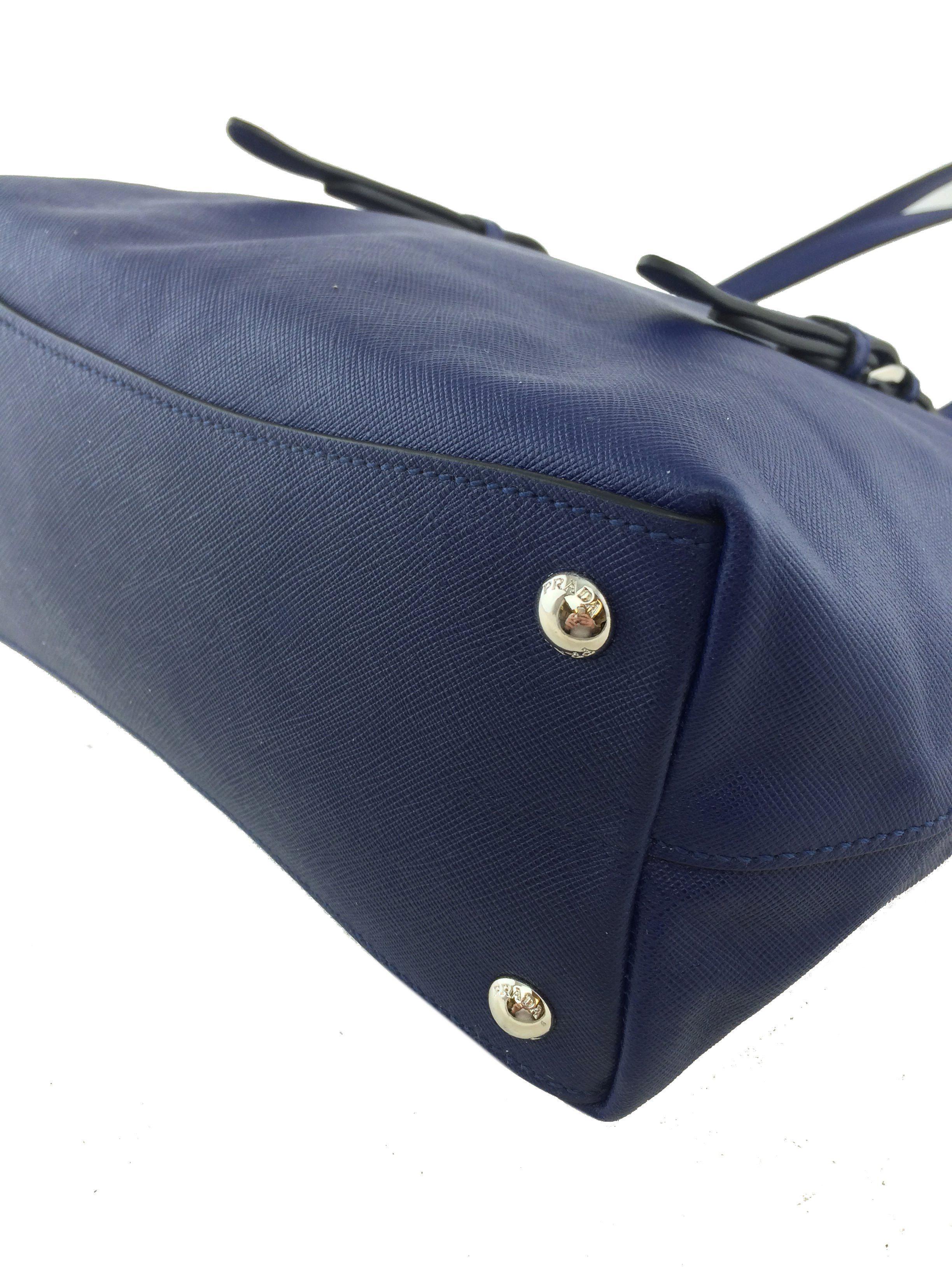 Prada City Calf Leather Sport Tote Bag for Women - Luxury Designer Handbag for Work, Travel & Everyday Use