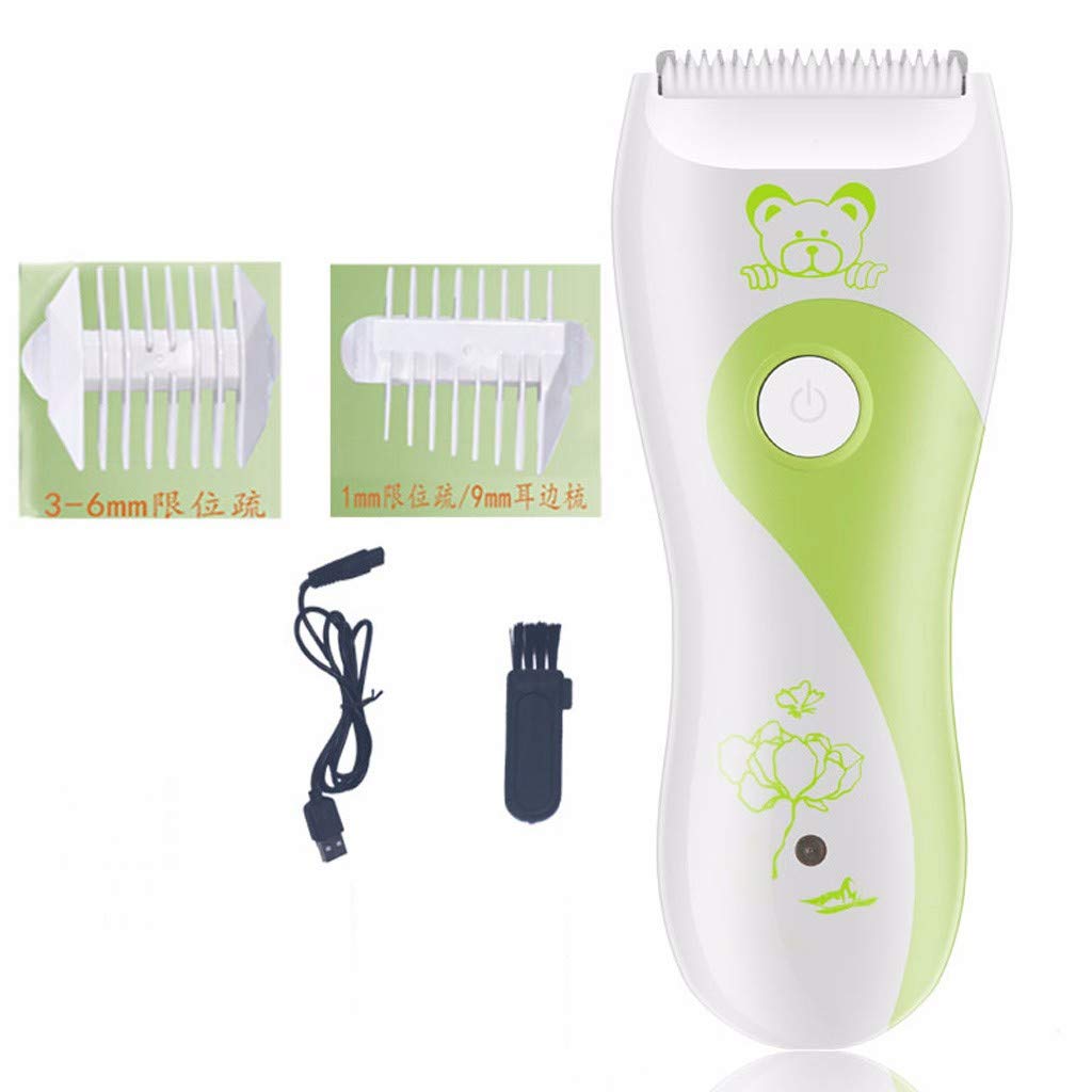 Eipogp Safe & Quiet Cordless Hair Clippers for Toddlers - Detachable Blade Kids Hair Trimmer Set | Gentle Home Haircutting for Babies & Children