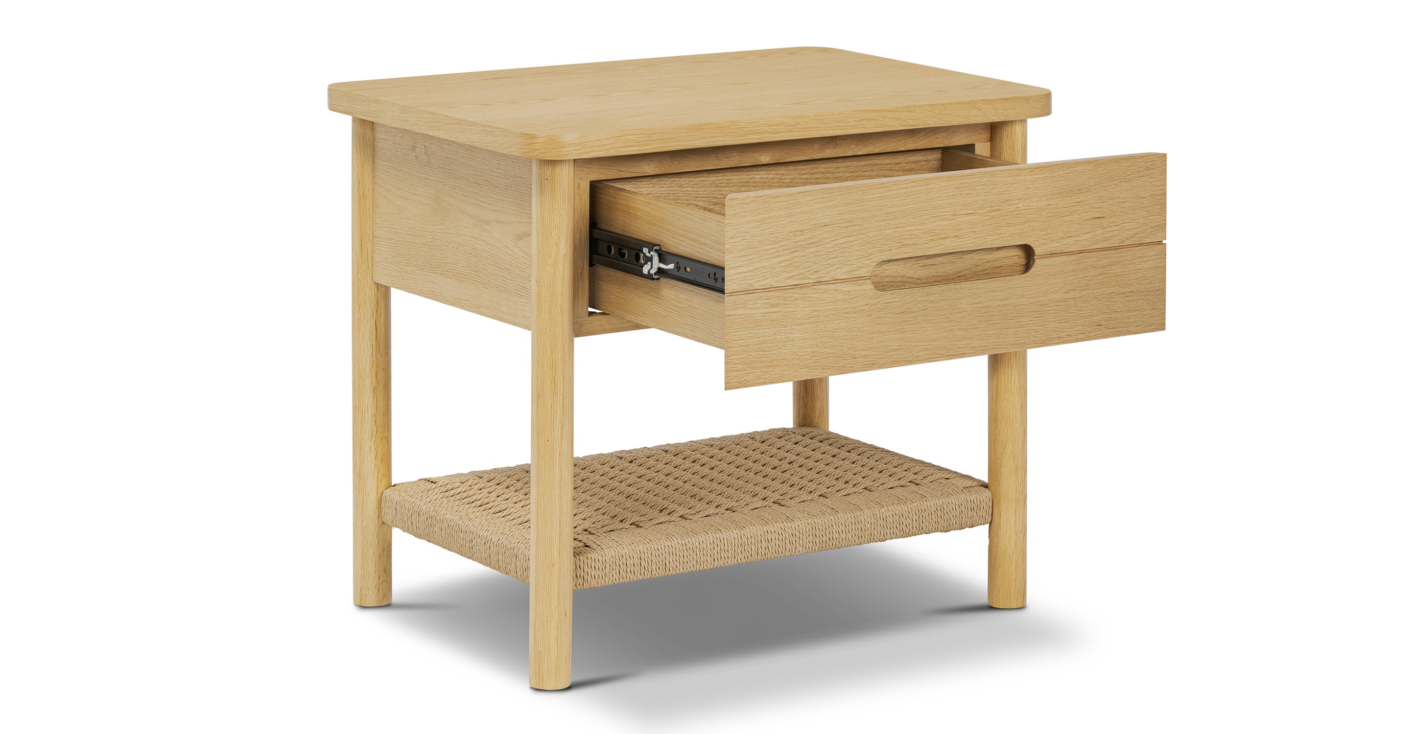 Modern Wooden Nightstand with Drawer - Stylish Bedside Table for Bedroom, Living Room, or Guest Room - Perfect for Storing Books, Lamps, and Bedroom Essentials