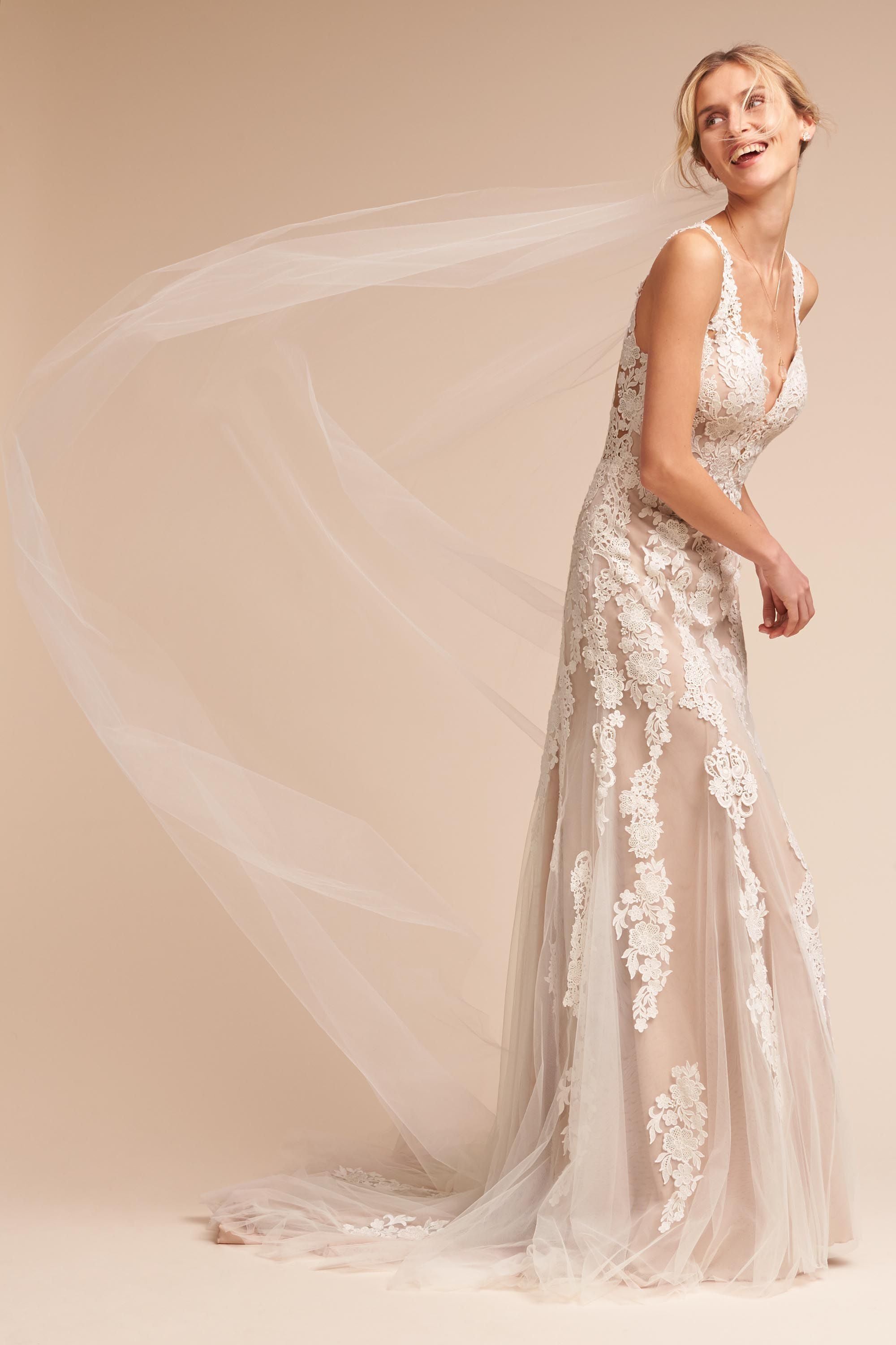 BHLDN Whispers & Echoes Monarch Gown - Elegant Wedding Dress for Brides | Perfect for Beach, Garden & Formal Ceremonies