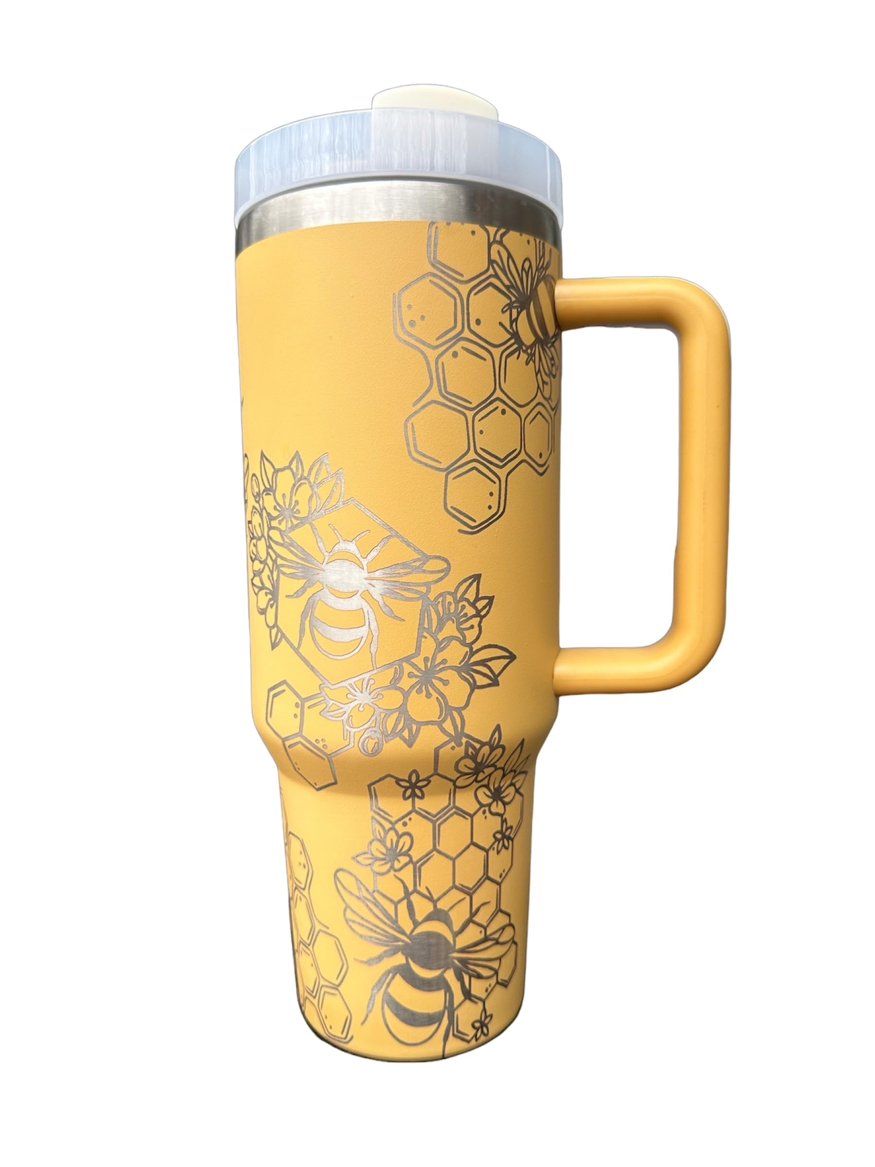 40 oz Insulated Tumbler for Honey Beekeepers - Leakproof Stainless Steel Travel Mug with Lid, Perfect for Outdoor Beekeeping, Camping & Hiking (BPA Free)