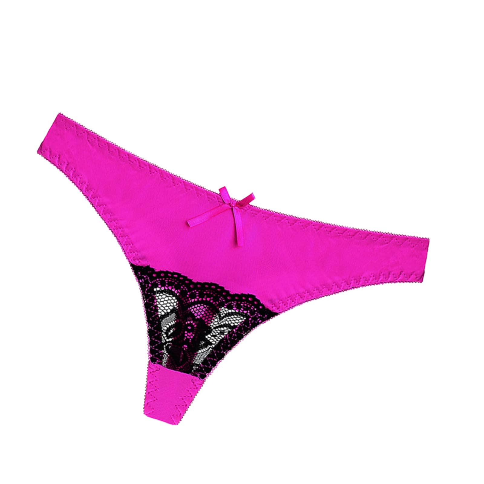 Sexy Lace Thong Panties for Women - Seamless Low-Rise Underwear with Color Patchwork Design | Perfect for Date Night, Boudoir & Everyday Comfort