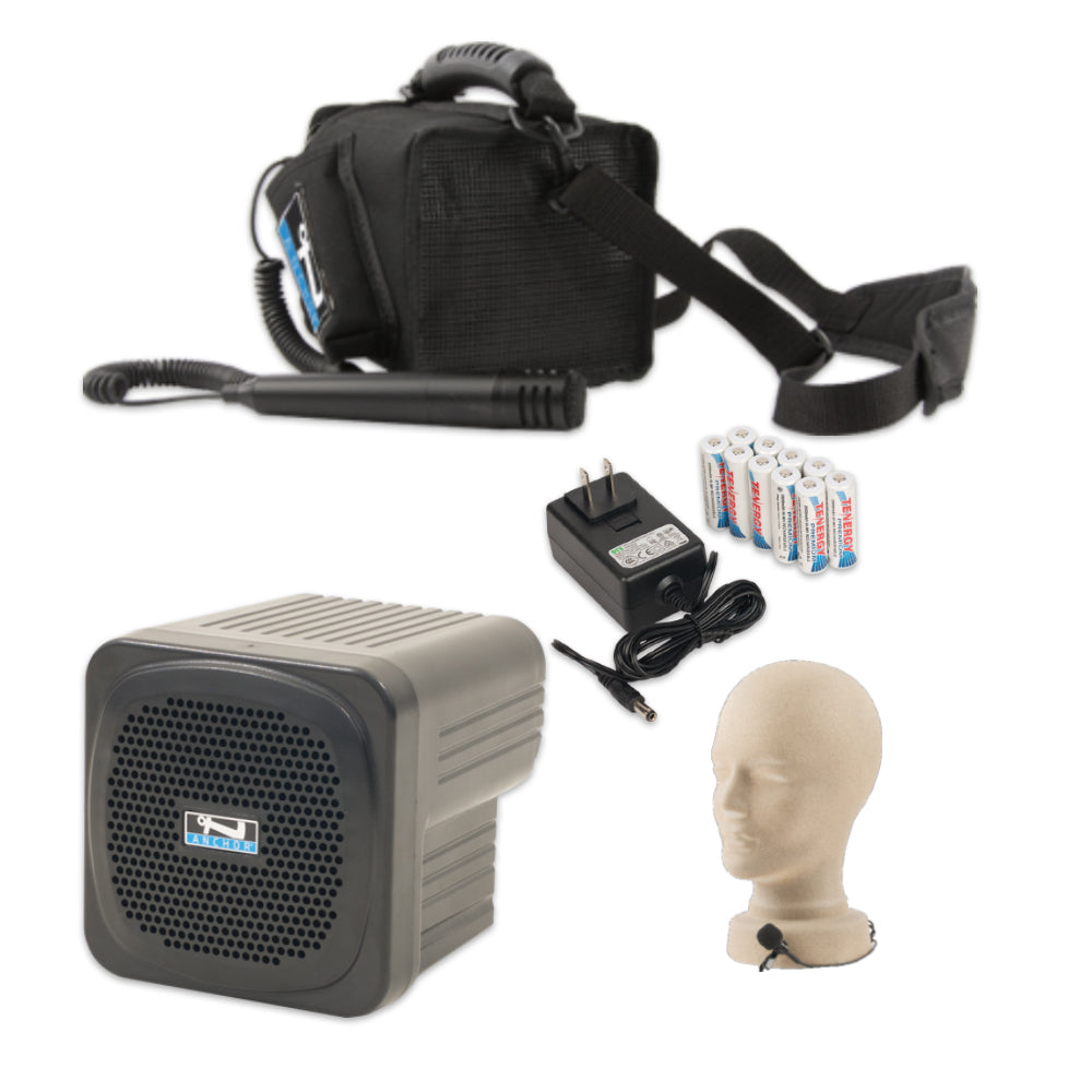 Anchor Audio AN MINI U2 Portable PA System with RC30 Receiver, Soft Carrying Case, 1 Wired & 1 Wireless Mic - Perfect for Outdoor Events, Parties, and Public Speaking