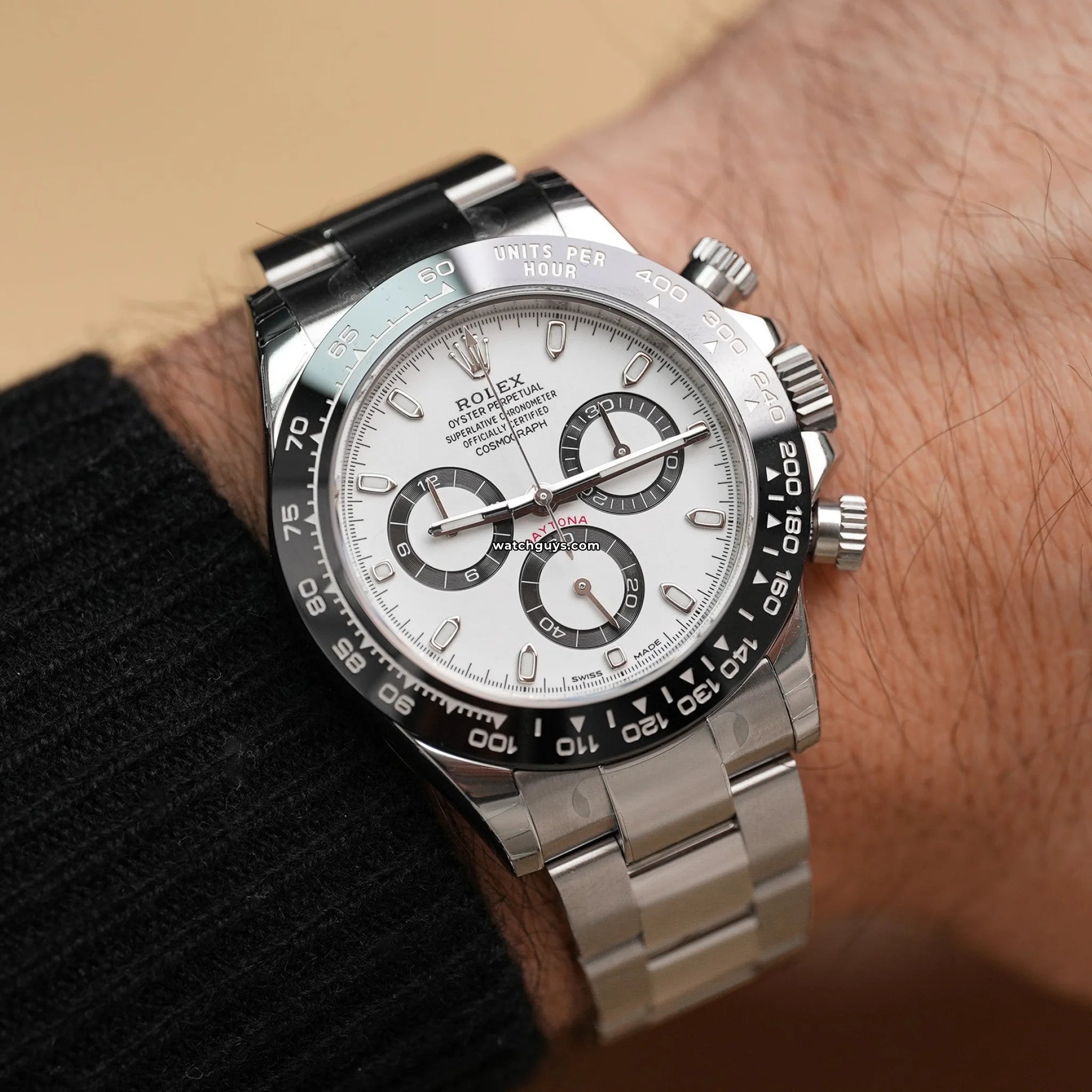 Rolex Daytona 116500LN Panda Stainless Steel Watch - Luxury Chronograph Timepiece for Men, Perfect for Business, Racing & Special Occasions