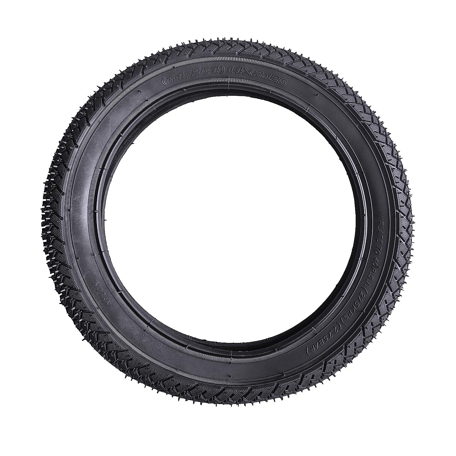 Premium Bike Tires for BMX, Folding, Road & Kit Bikes - 12/14/16/18/20 x 2.125 Inch Replacement Bicycle Tires with Included Tire Levers - Perfect for Commuting, Off-Road & Urban Cycling