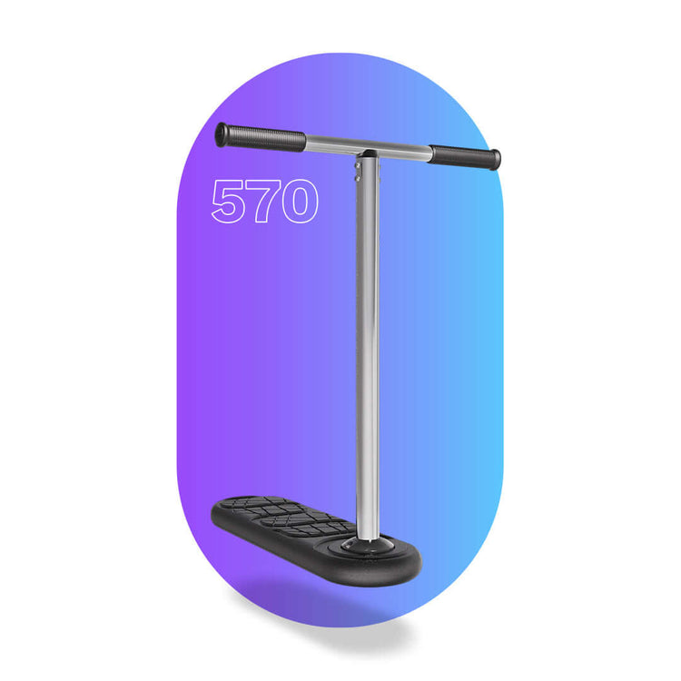 Indo 570 Tramp Scooter - Black | High-Performance Kick Scooter for Adults & Teens | Perfect for Commuting, Urban Travel & Outdoor Fun