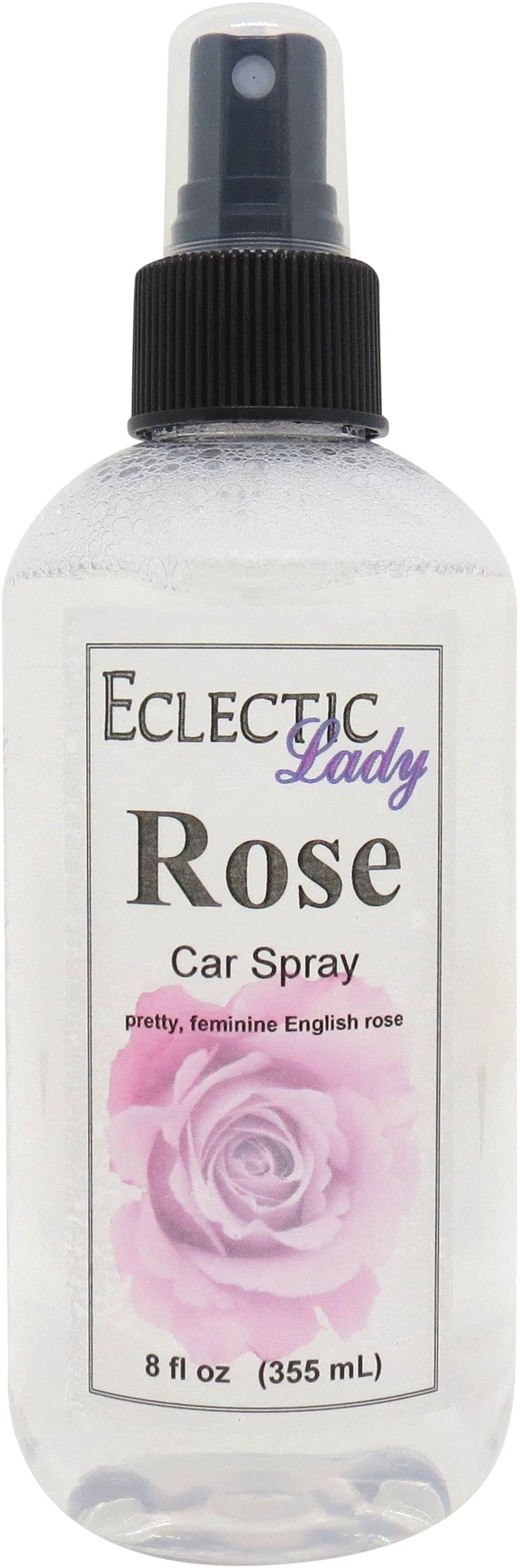 Premium Rose Car Air Freshener Spray (Double Strength) - 8 oz | Long-Lasting Fragrance for Cars, Home & Office | Eliminates Odors & Refreshes Air