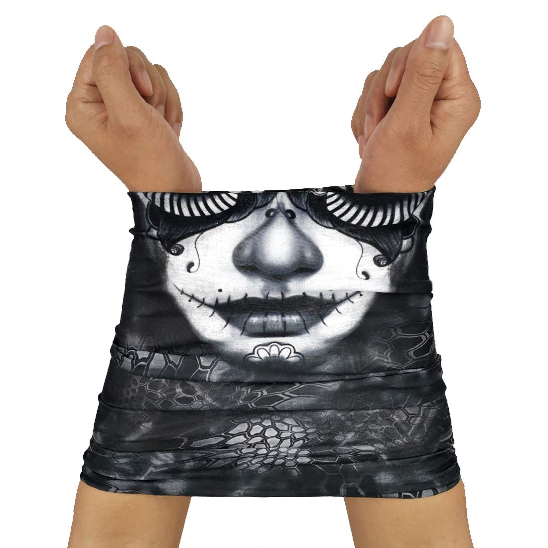 Seamless Neck Gaiter Scarf - UV Protection Face Mask & Bandana for Motorcycle, Cycling, Running - Breathable & Lightweight for Outdoor Sports & Daily Wear