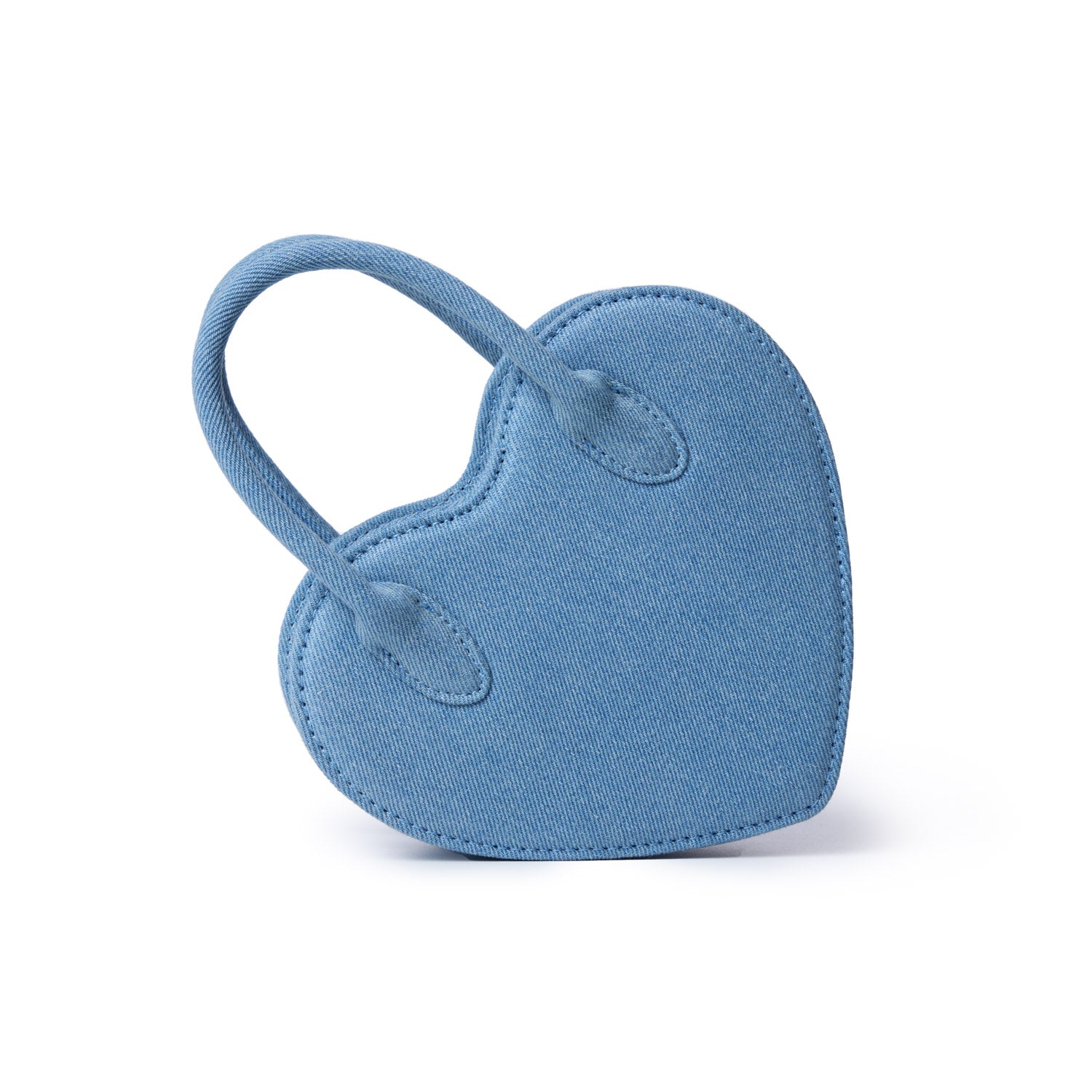 Mini Denim Heart Bag - Cute Small Crossbody Purse for Women & Girls - Perfect for Dates, Parties, and Everyday Use