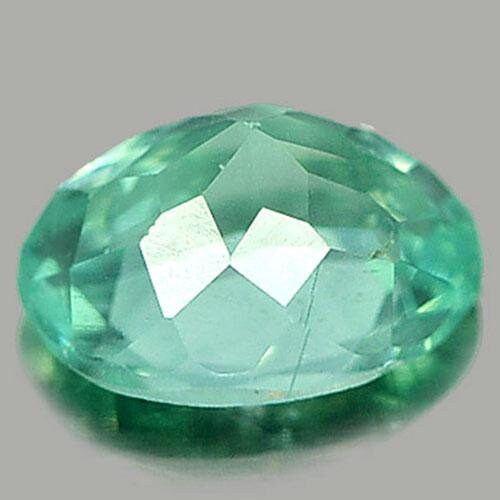 0.88ct Oval Natural Paraiba Color Apatite Gemstone - Unheated, Earth Mined, VVS Clarity - Perfect for Jewelry Making, Engagement Rings & Unique Collector's Pieces