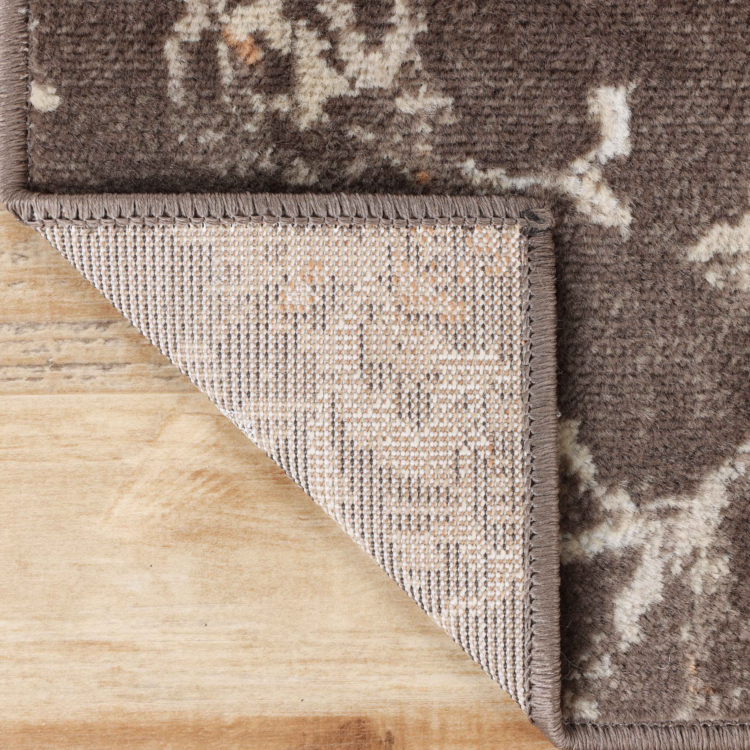 Jacobean Floral Modern Farmhouse Indoor Area Rugs & Runner Rugs - Soft Non-Slip Living Room Bedroom Decor for Cozy Home