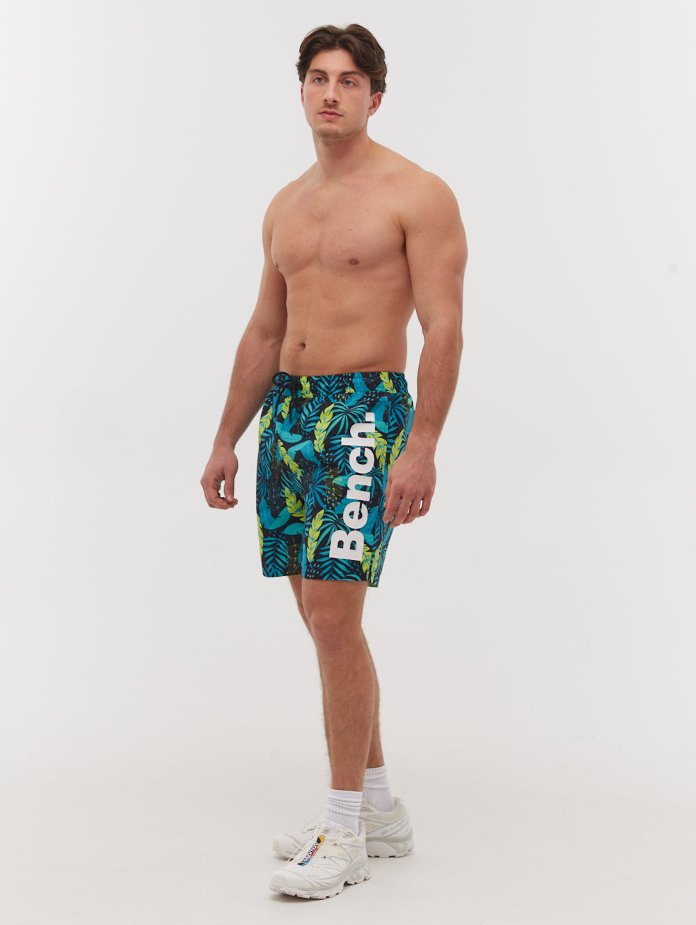 Paradise Tropical Swim Shorts for Men - Quick Dry Beach Shorts with Pockets - Perfect for Swimming, Surfing, and Summer Vacations