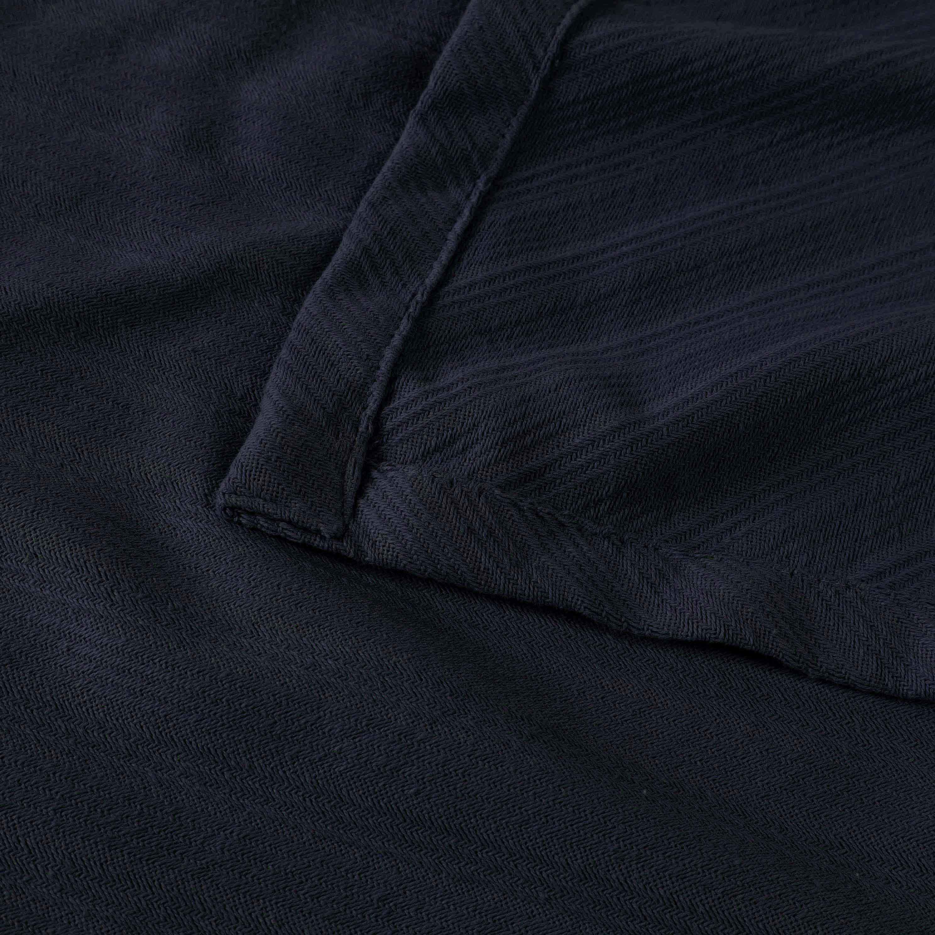 Soft Milan Cotton Textured Striped Lightweight Woven Blanket - Perfect for Sofa, Bed & Outdoor Picnics - Breathable & Cozy Throw