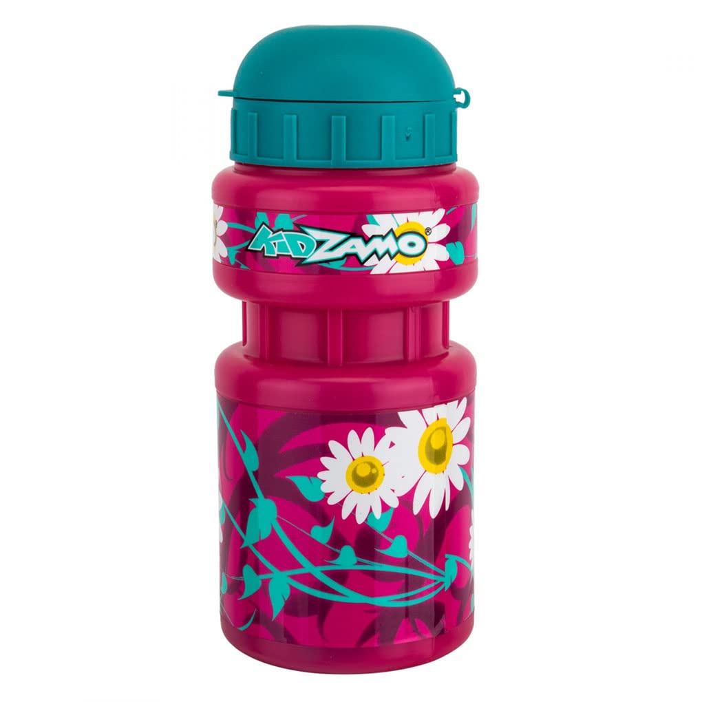Insulated Water Bottle with Cage - 24oz, Leak-Proof, BPA-Free, Daisy Pink for Cycling, Hiking & Outdoor Adventures