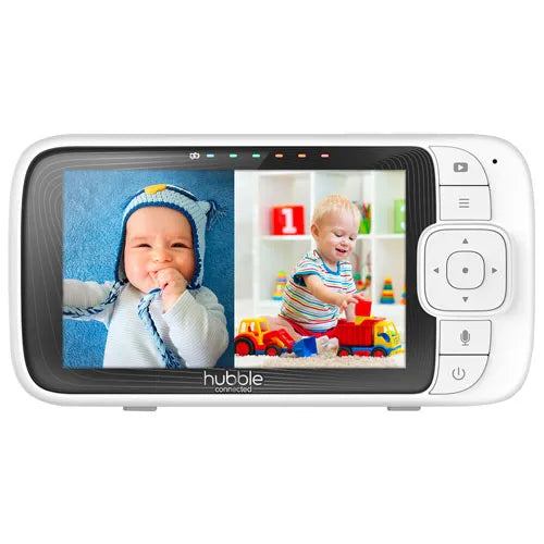 Premium Twin 5 Smart HD WiFi Video Baby Monitor - Nursery Pal Link for Newborns & Toddlers | Indoor Home Security & Peace of Mind for Parents