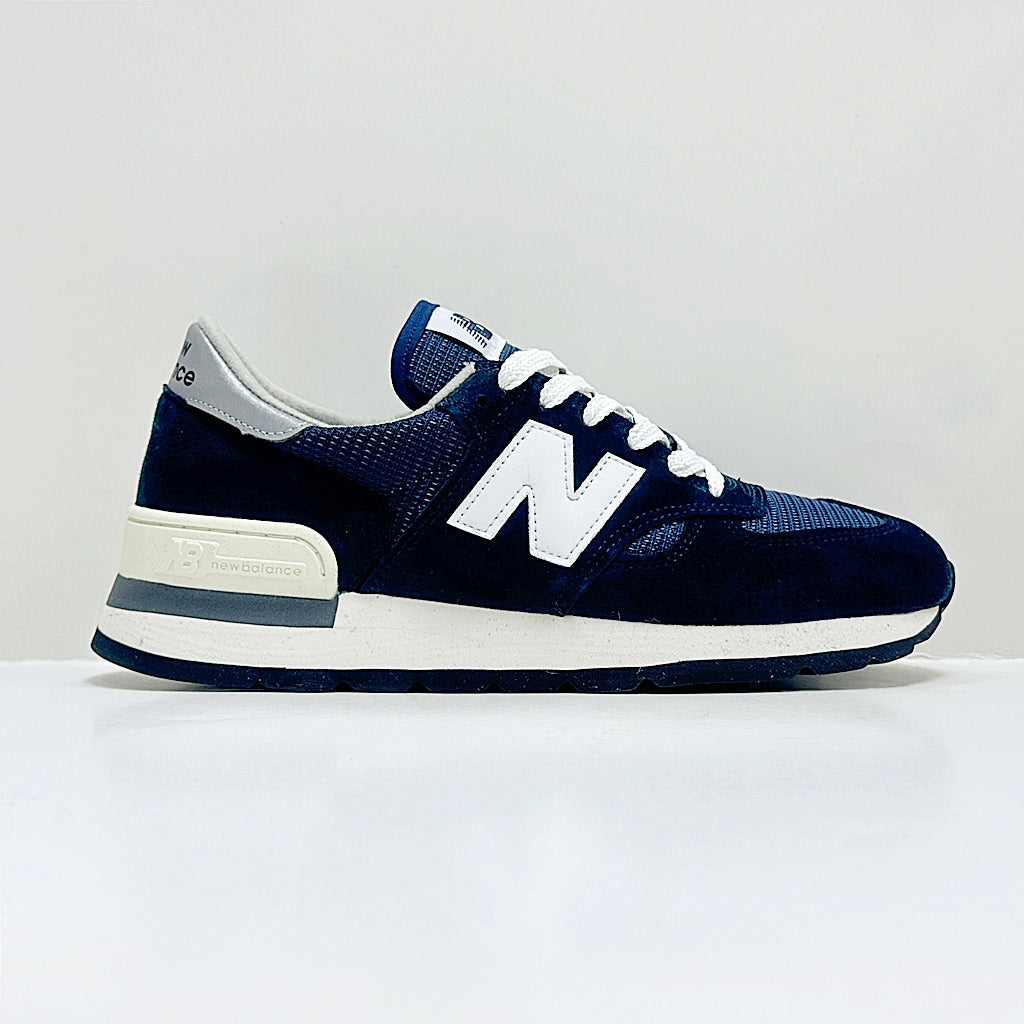 New Balance M990NV1 Navy Men's Running Shoes - Made in USA - Premium Comfort for Jogging & Daily Wear