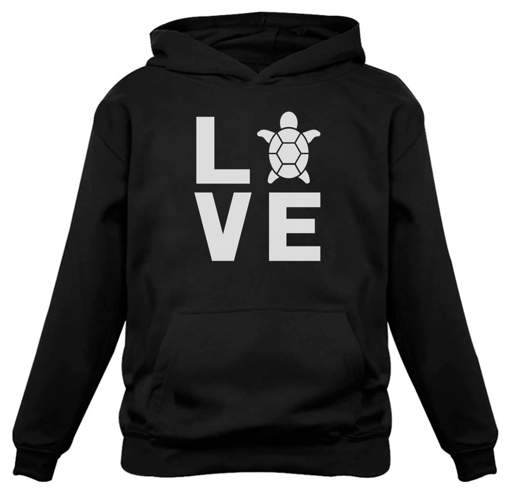 Cute Turtle Print Hoodie for Animal Lovers - TeeStars