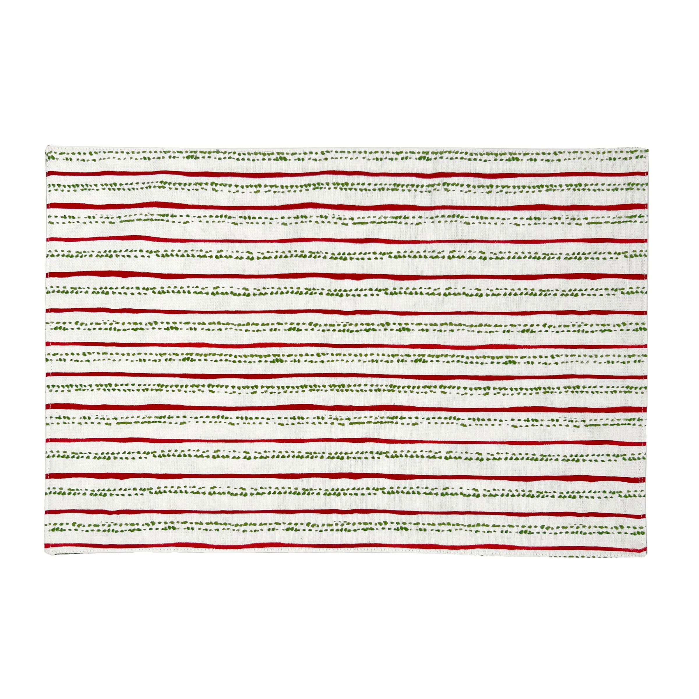 Bayberry Merry & Bright Reversible Placemat Set - Waterproof & Washable Holiday Table Mats for Christmas, Thanksgiving, and Dinner Parties - Perfect for Festive Dining Decor