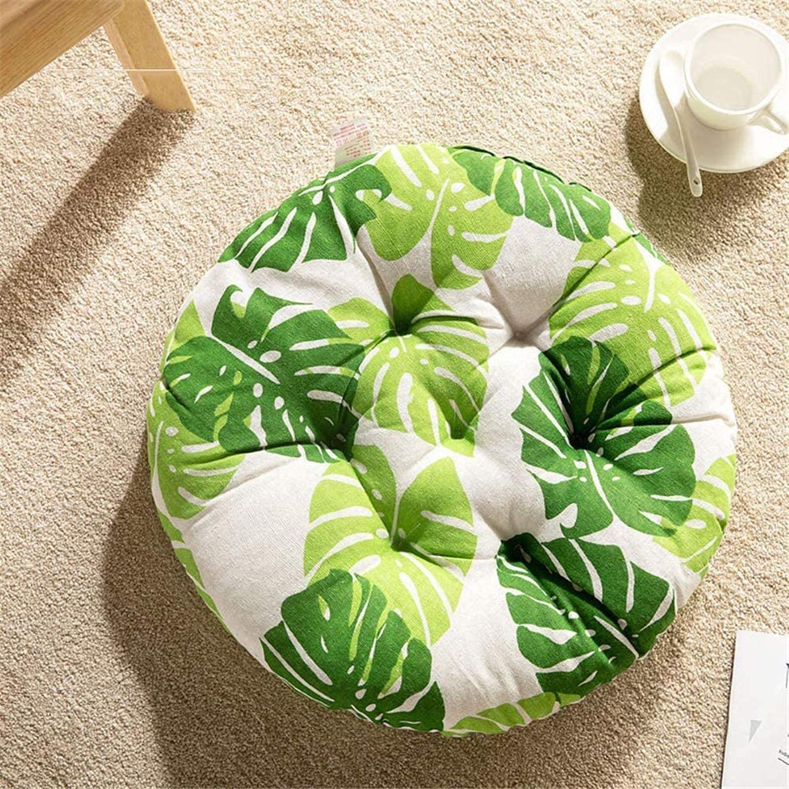 1PC Padded Chair Cushion with Straps - 40x40cm Seat Cushion for Kitchen, Dining, Patio & Garden Chairs | Comfortable & Durable Home & Office Use