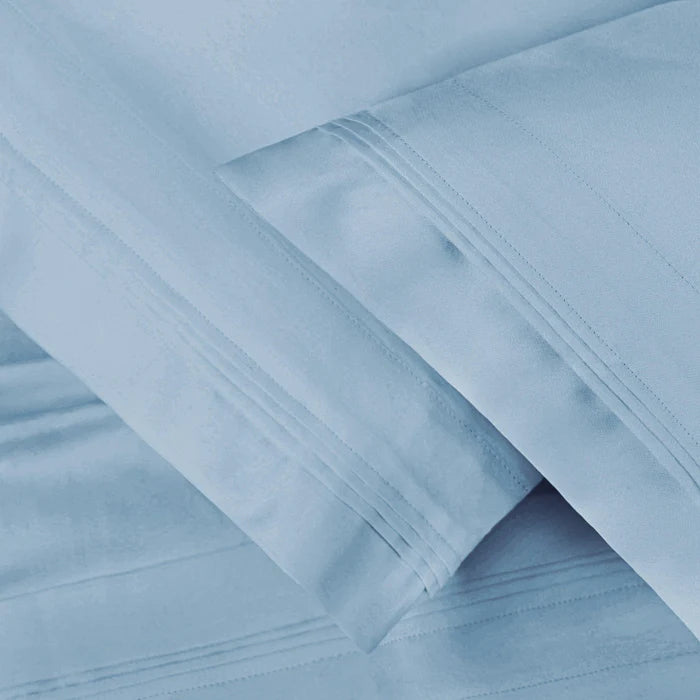 Premium 650 Thread Count Egyptian Cotton Pillowcase Set - Ultra Soft & Breathable for a Luxurious Sleep Experience | Perfect for Bedroom, Hotel, or Gift